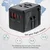 Potovalni adapter (HHT904) - PD20W, 2xUSB, 2xType-C, Techsuit, EU/VB/Avstralija/ZDA