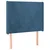 Krevet box spring s madracem LED tamnoplavi 100x200 cm baršun