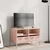 TV ormarić ružičasti 68 x 39 x 43,5 cm hladno valjani čelik