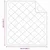 Vidaxl Odeja Bela 240 x 220 x 4 cm Poliester