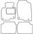 Textile car mats Mazda CX-5 2017-2025