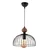 Opviq Luster Dorris Wood, 30cm, IP20, Crni