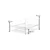Woody Fashion Double Bedstead K25 - White (160 x 200)
