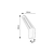 RABALUX Ognon Spoljna zidna lampa, LED, IP54, 8W, 500lm, Antracit