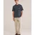 WE Fashion Majica temno modra/bela