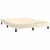 Vidaxl Box spring postelja z vzmetnico krem 140x200 cm umetno usnje