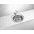 Deante Twist ZHC 0803 Sudopera, 1 korito, 17cm, Okrugla, Čelična, Inox