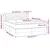 Vidaxl Box spring postelja z vzmetnico taupe 140x190 cm blago