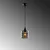 Opviq Luster Smoked-060, 14x14 cm, E27, 40W
