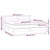 Vidaxl Box spring postelja z vzmetnico moder 200x200 cm blago
