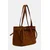 Torbica iz semiša Tory Burch Romy Suede Tote