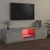 TV ormarić s LED svjetlima siva boja betona 140 x 40 x 36 cm
