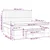 Vidaxl Box spring postelja z vzmetnico temno modra 200x200 cm žamet