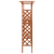 Pergola s vratima 116 x 40 x 204 cm od masivne jelovine