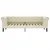 Greatstore Raztegljiva postelja krem 90x200 cm umetno usnje