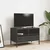 TV ormarić crni 68 x 39 x 43,5 cm hladno valjani čelik