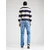CAMP DAVID Kavbojke Ni:co moder denim