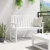 Vrtna klupa Bijelo 120 x 59 x 88 cm HDPE