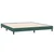 Vidaxl Box Spring postelja brez vzmetnico Temno zelena 200x210cm Žamet