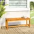 Vidaxl Vrtna klop 110x35x45 cm trden akacijev les