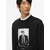 Karl Lagerfeld Majica PORTRAIT siva/črna