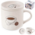 shumee Porcelanasta skodelica s pokrovom 420 ml