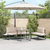 Stol za vrt Siva 100 x 55 x 70 cm boja drva