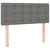 Vidaxl Box spring postelja z vzmetnico temno siva 80x200 cm blago