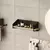 HANAH HOME Zidna polica Long Arm Black