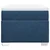 Vidaxl Box spring postelja z vzmetnico modra 80x200 cm blago