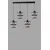 Opviq Luster 2607254, Crni