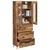 Highboard s ladicama Staro drvo 69,5 x 34 x 180 cm