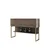Hanah Home Komoda Luxe, 120x80x30 cm, Orah-zlatne boje