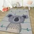 Conceptum Hypnose Tepih Hmi Kdc-113, Pravougaoni, 80 x 140 cm, Sivi