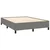 Vidaxl Posteljni okvir brez vzmetnice temno siv 140x190 cm blago
