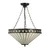 Endon 111871 - Luster na lancu Tiffany FARGO 3xE27/10W/230V prečnik 50 cm