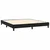 VIDAXL Box spring postelja z vzmetnico črna 180x200 cm žamet