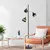 Opviq Yildo 7022 Podna lampa, Crna