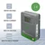 Qoltec MPPT solarni regulator polnjenja s temperaturnim senzorjem 40A | 12V/24V | LCD | 2 x USB | Bluetooth | Aplikacija | GEL | LiFePO4