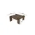 HANAH HOME Sto za dnevnu sobu Wood Walnut