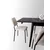 Hanah Home Trpezarijski sto Totem 80x75x80cm Crni