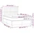 Vidaxl Box spring postelja z vzmetnico krem 140x200 cm blago