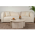 HANAH HOME Sto za dnevnu sobu Moira Travertine