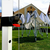 Vrtni paviljon za zabave 2x2m - plus 3 stene - Bela
