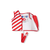 Swim Essentials Prsluk za plivanje za decu, 1-2g, Crveno-beli