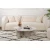 Hanah Home Klub sto-set Orion, 90x60x30, 85x30x35cm, 2 komada, Sivi