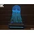 Black Cut 3D Lampa Meduza, Crvena