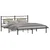 Vidaxl Posteljni okvir brez vzmetnice 183x213 cm inženirski les