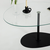 Hanah Home Klub sto Porto, 90x40x60 cm, Crni