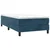 Vidaxl Box spring postelja z vzmetnico temno modra 90x200 cm žamet